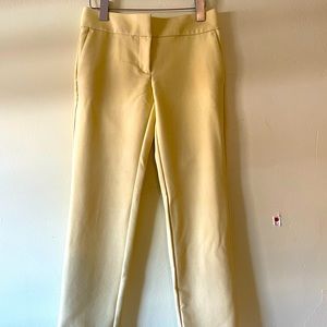 LOFT 00P Marisa yellow pants, made in Jordan. Great condition.